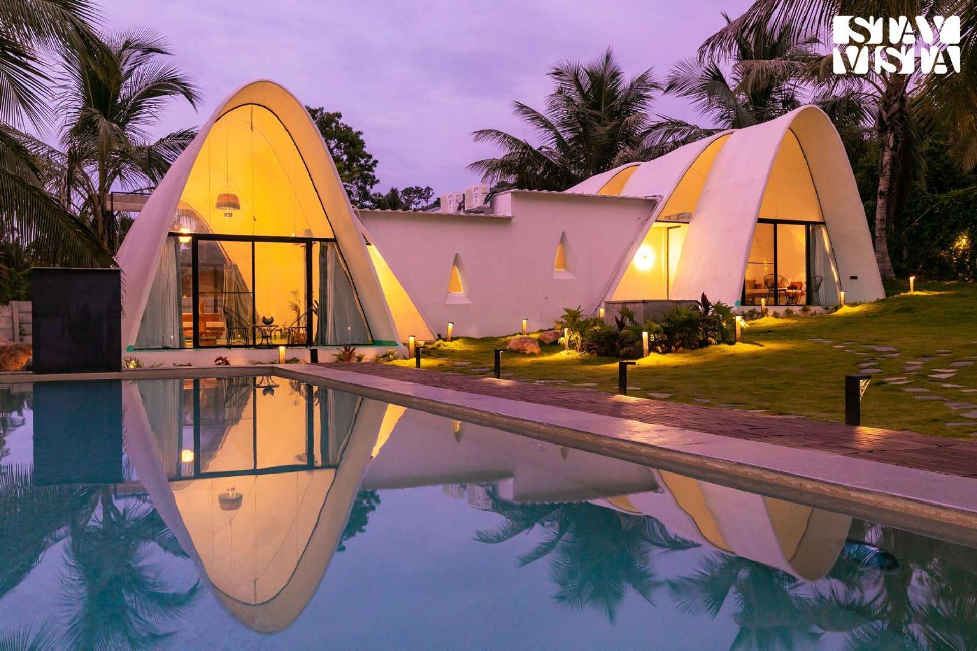 Stayvista At Shwaas Mysore With Private Pool 외부 사진